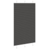 Store plissé noir 120x200 cm largeur du tissu 119,4cm polyester 