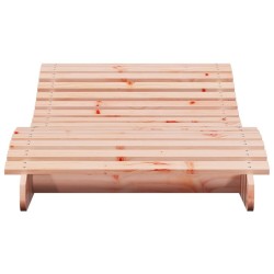 Chaise longue 205x80x31,5 cm bois massif de douglas 
