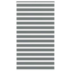 Store zèbre gris foncé largeur du tissu 120,9 cm polyester 