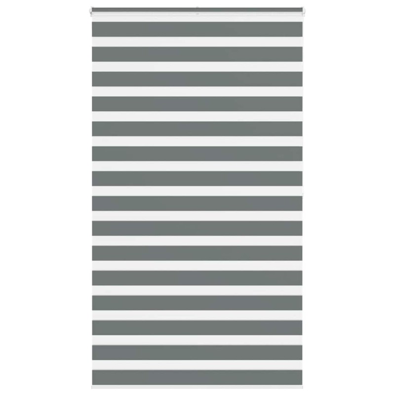 Store zèbre gris foncé largeur du tissu 120,9 cm polyester 