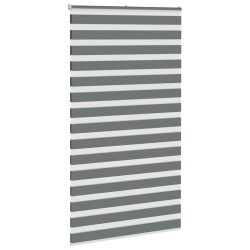 Store zèbre gris foncé largeur du tissu 120,9 cm polyester 