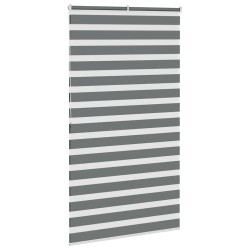 Store zèbre gris foncé largeur du tissu 120,9 cm polyester 