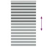Store zèbre gris foncé largeur du tissu 120,9 cm polyester 