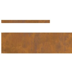 Bordure de jardin Rouillé 450 x 15 cm 