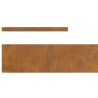 Bordure de jardin Rouillé 450 x 15 cm 
