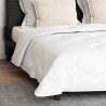 Couette avec oreiller 3 pcs Blanc 200 x 220 cm Microfibre 