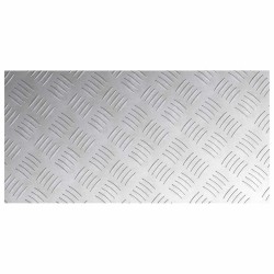 Plaques à motifs en aluminium 4 pcs Antidérapantes 60x30 cm 