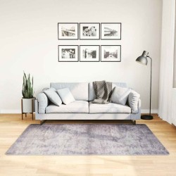 Tapis lavable gris 120x170 cm antidérapant 