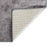 Tapis lavable gris 120x170 cm antidérapant 