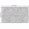 Tapis lavable gris 120x170 cm antidérapant 