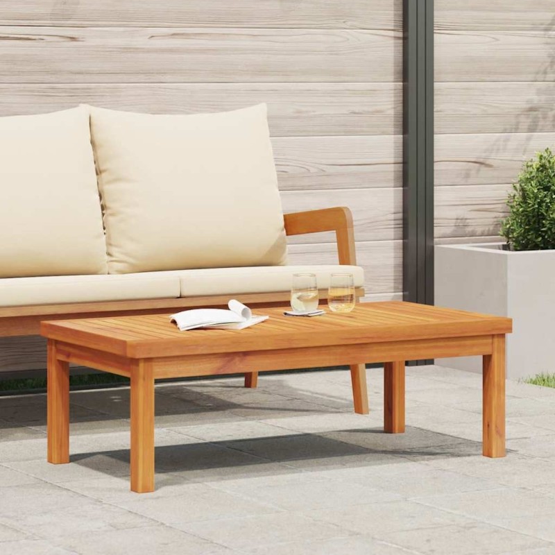 Table basse 100x50x33 cm bois d'acacia massif Table basse 100x50x33 cm bois d'acacia massif