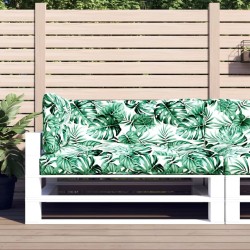 Coussins de palette lot de 3 motif de feuilles tissu 