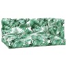 Coussins de palette lot de 3 motif de feuilles tissu 