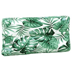 Coussins de palette lot de 3 motif de feuilles tissu 