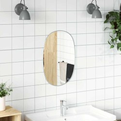Miroir mural Argenté 60x40 cm 