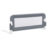 Barrière de lit enfant Gris 102x42 cm Polyester 