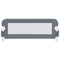 Barrière de lit enfant Gris 102x42 cm Polyester 
