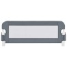 Barrière de lit enfant Gris 102x42 cm Polyester 