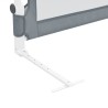 Barrière de lit enfant Gris 102x42 cm Polyester 