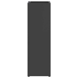 Porte-parapluies Noir Métal Compact Minimaliste Porte-parapluie 