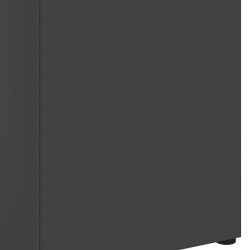 Porte-parapluies Noir Métal Compact Minimaliste Porte-parapluie 