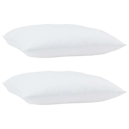 Oreillers 2 pcs Blanc 60 x 70 cm 