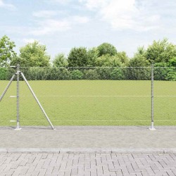 Clôture hexagonale 1x10 m en acier galvanisé 