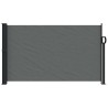 Auvent latéral rétractable anthracite 120x500 cm 