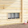 Nichoir à poules3 compartiments avec pieds en acier galvanisé 