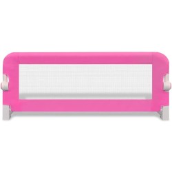 Barrière de lit pour enfants 102x42 cm Rose 