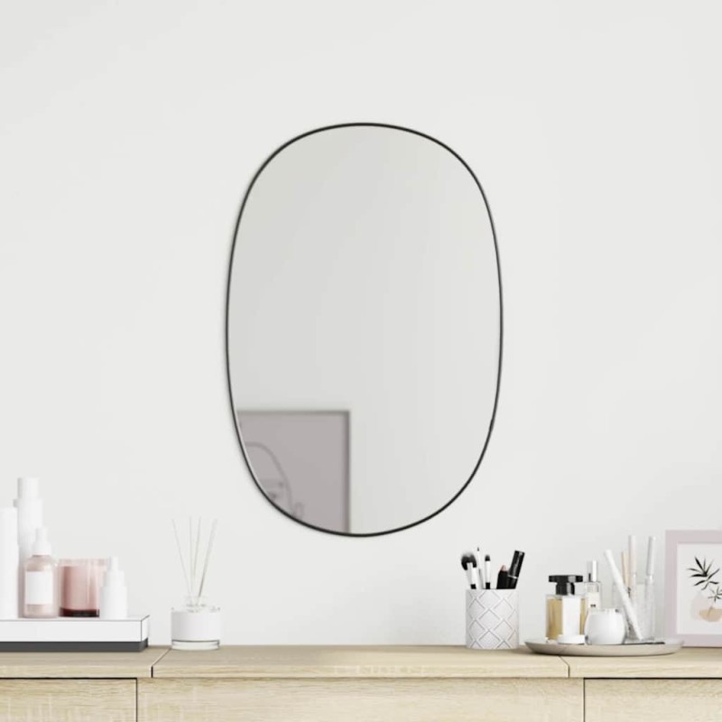 Miroir mural Noir 60x40 cm 