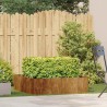Jardinière rouillé 100x100x30 cm acier inoxydable 