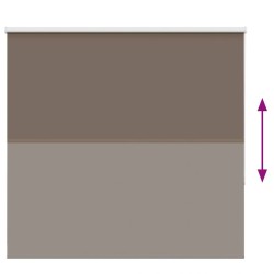 Store enrouleur occultant café 155x150cm largeur du tissu 