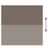 Store enrouleur occultant café 155x150cm largeur du tissu 