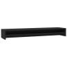 Support de moniteur Noir 100x24x13 cm Bois d'ingénierie 