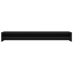 Support de moniteur Noir 100x24x13 cm Bois d'ingénierie 
