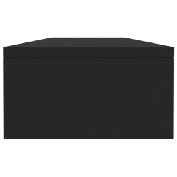 Support de moniteur Noir 100x24x13 cm Bois d'ingénierie 