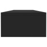Support de moniteur Noir 100x24x13 cm Bois d'ingénierie 