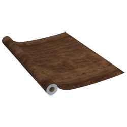 Films autoadhésifs pour meubles 2 pcs Chêne foncé 500x90 cm PVC 