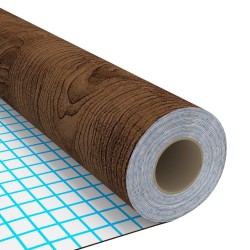 Films autoadhésifs pour meubles 2 pcs Chêne foncé 500x90 cm PVC 
