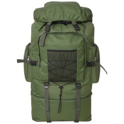 Sac à dos en style d'armée XXL 100 L Vert 