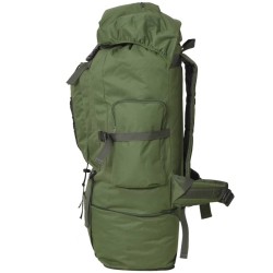 Sac à dos en style d'armée XXL 100 L Vert 