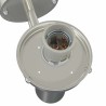 Applique murale extérieure en acier inoxydable argent IP44 