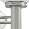 Applique murale extérieure en acier inoxydable argent IP44 