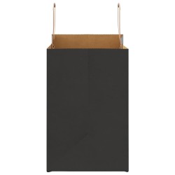 Sacs en papier 250 pcs avec poignées noir 26x17x25 cm 