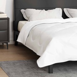 Couettes & Duvets Blanc 240 x 220 cm Microfibre 