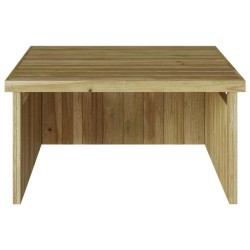 Tondeuse à gazon robotisée , garage de 70x80x38 cm, en bois de pin traité 