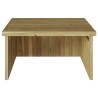 Tondeuse à gazon robotisée , garage de 70x80x38 cm, en bois de pin traité 