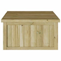 Tondeuse à gazon robotisée , garage de 70x80x38 cm, en bois de pin traité 