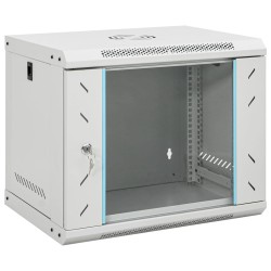 Coffret de réseau mural 9U 19" IP20 53x40x45 cm 